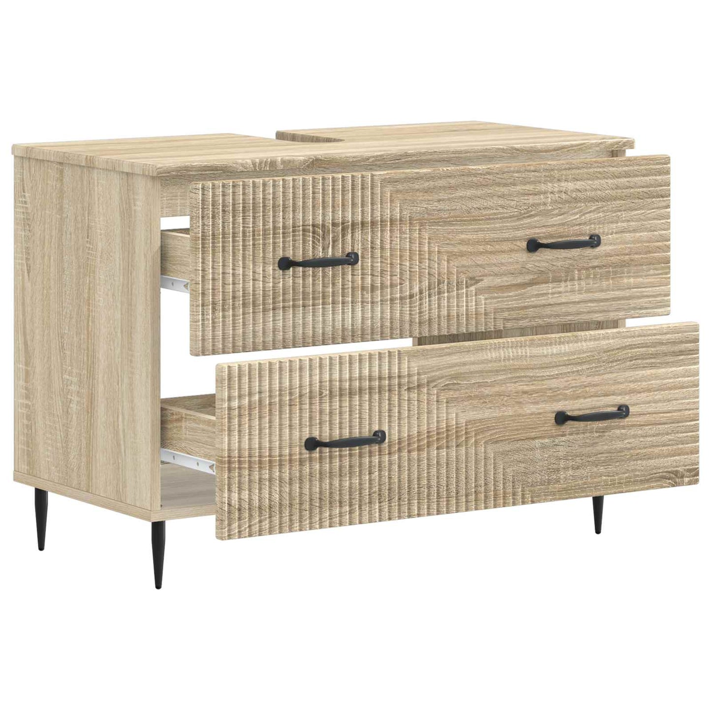 vidaXL Bathroom Sink Cabinet HAARLEM Sonoma Oak 82 x 41x 58.5 cm