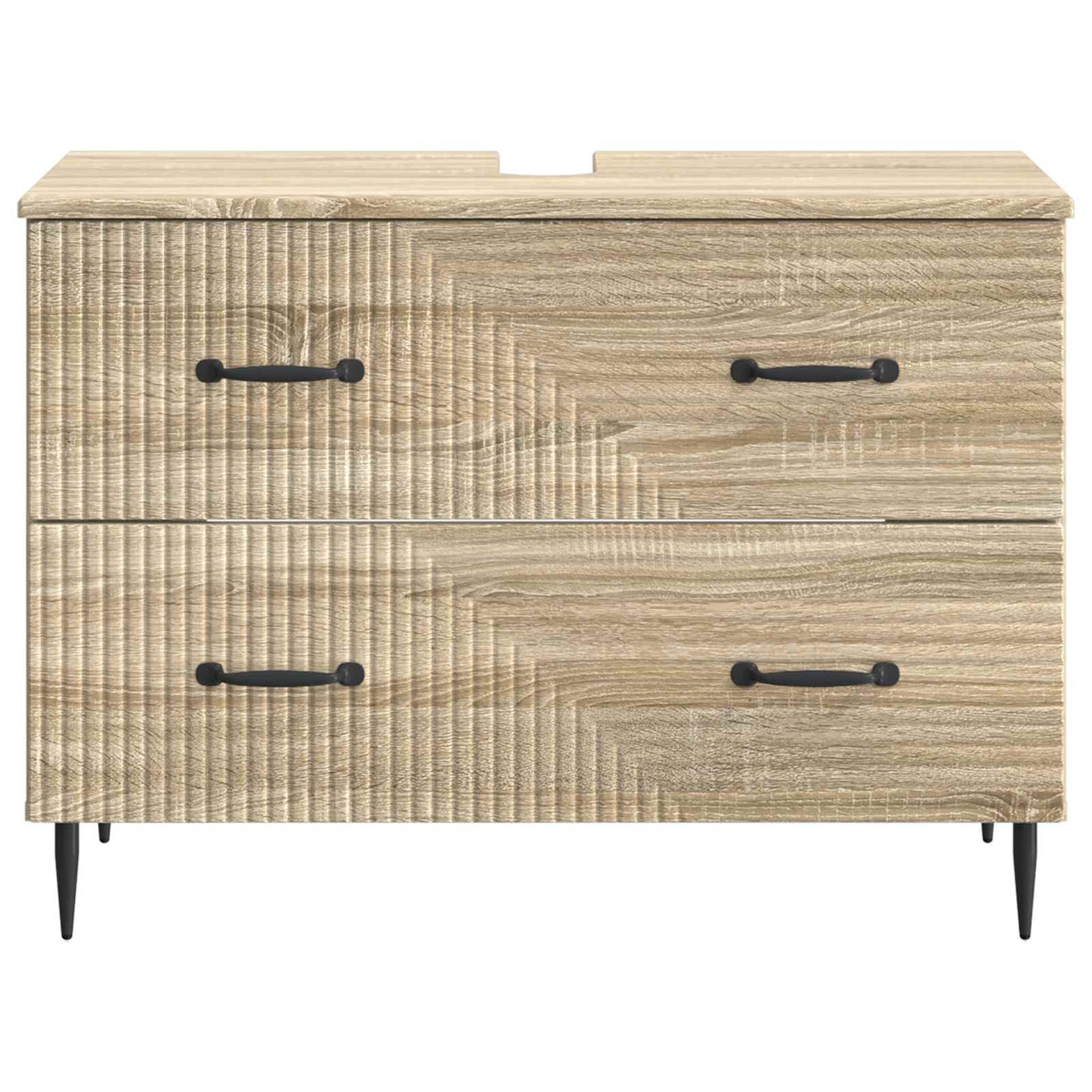 vidaXL Bathroom Sink Cabinet HAARLEM Sonoma Oak 82 x 41x 58.5 cm
