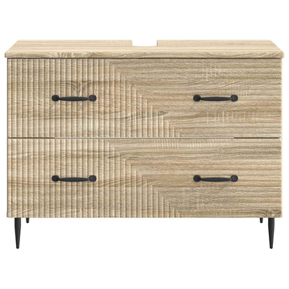 vidaXL Bathroom Sink Cabinet HAARLEM Sonoma Oak 82 x 41x 58.5 cm