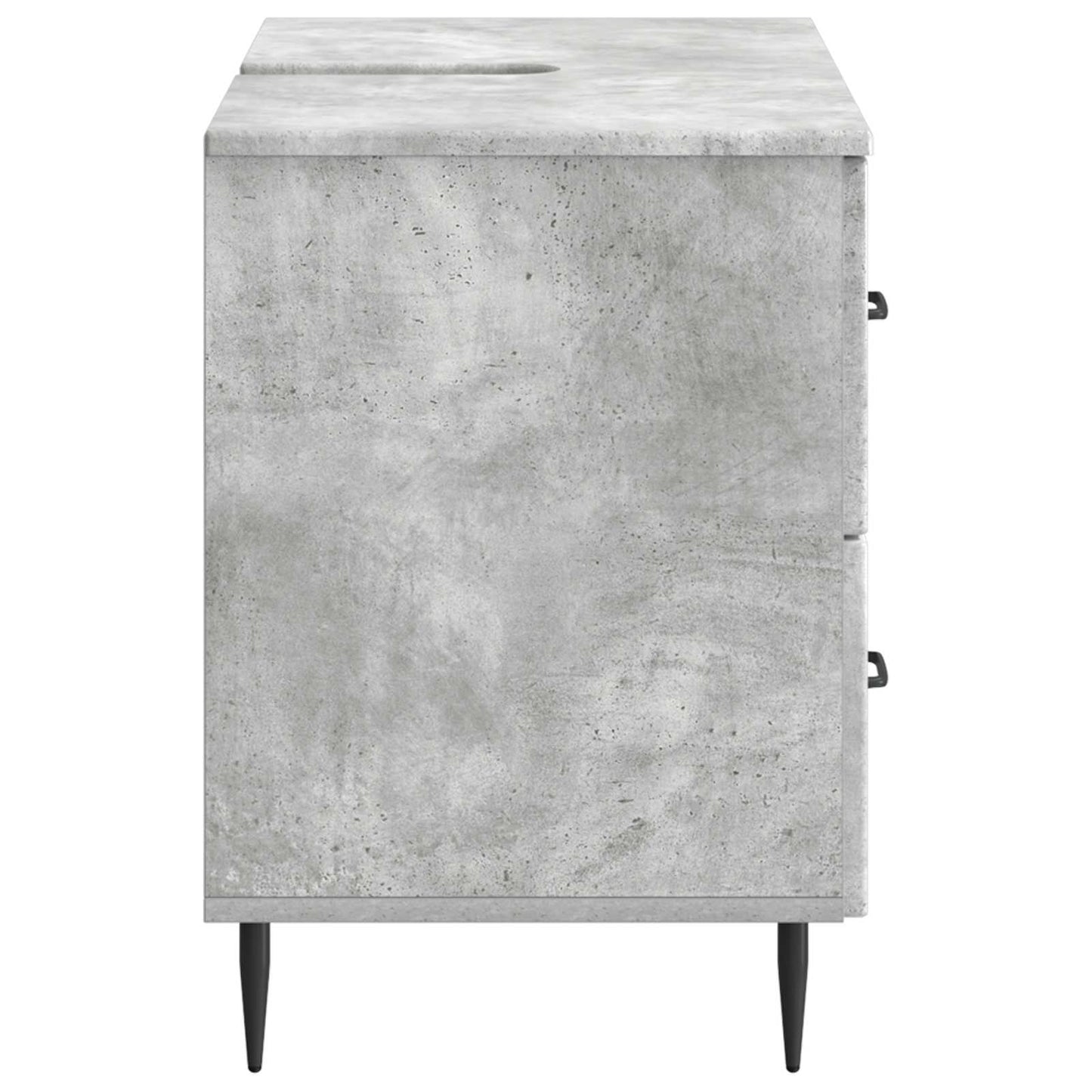 vidaXL Bathroom Sink Cabinet HAARLEM Concrete Grey 82 x 41x 58.5 cm
