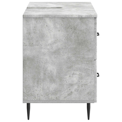 vidaXL Bathroom Sink Cabinet HAARLEM Concrete Grey 82 x 41x 58.5 cm