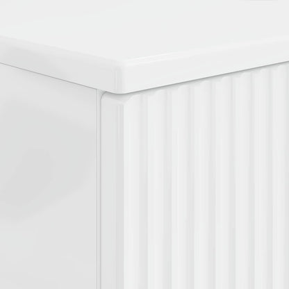 vidaXL Bathroom Sink Cabinet HAARLEM High Gloss White 82 x 41x 58.5 cm
