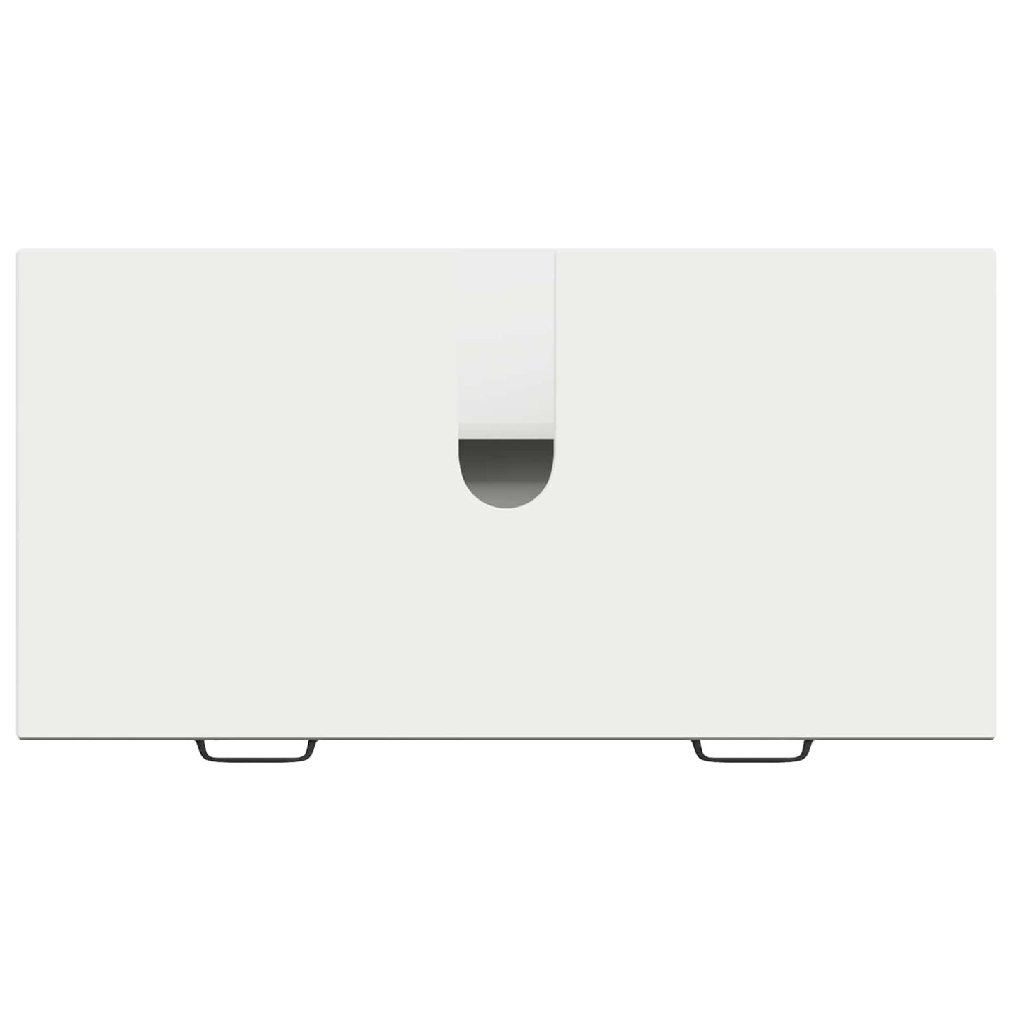 vidaXL Bathroom Sink Cabinet HAARLEM High Gloss White 82 x 41x 58.5 cm