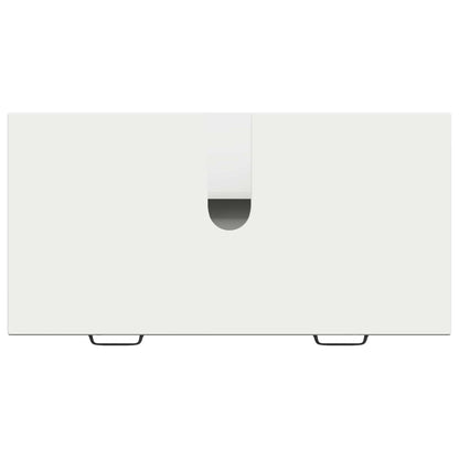 vidaXL Bathroom Sink Cabinet HAARLEM High Gloss White 82 x 41x 58.5 cm