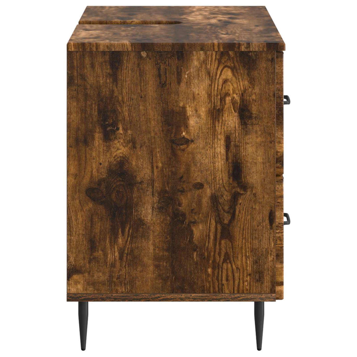vidaXL Bathroom Sink Cabinet HAARLEM Smoked Oak 82 x 41x 58.5 cm