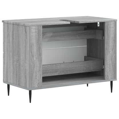 vidaXL Bathroom Sink Cabinet HAARLEM Grey Sonoma 82 x 41x 58.5 cm