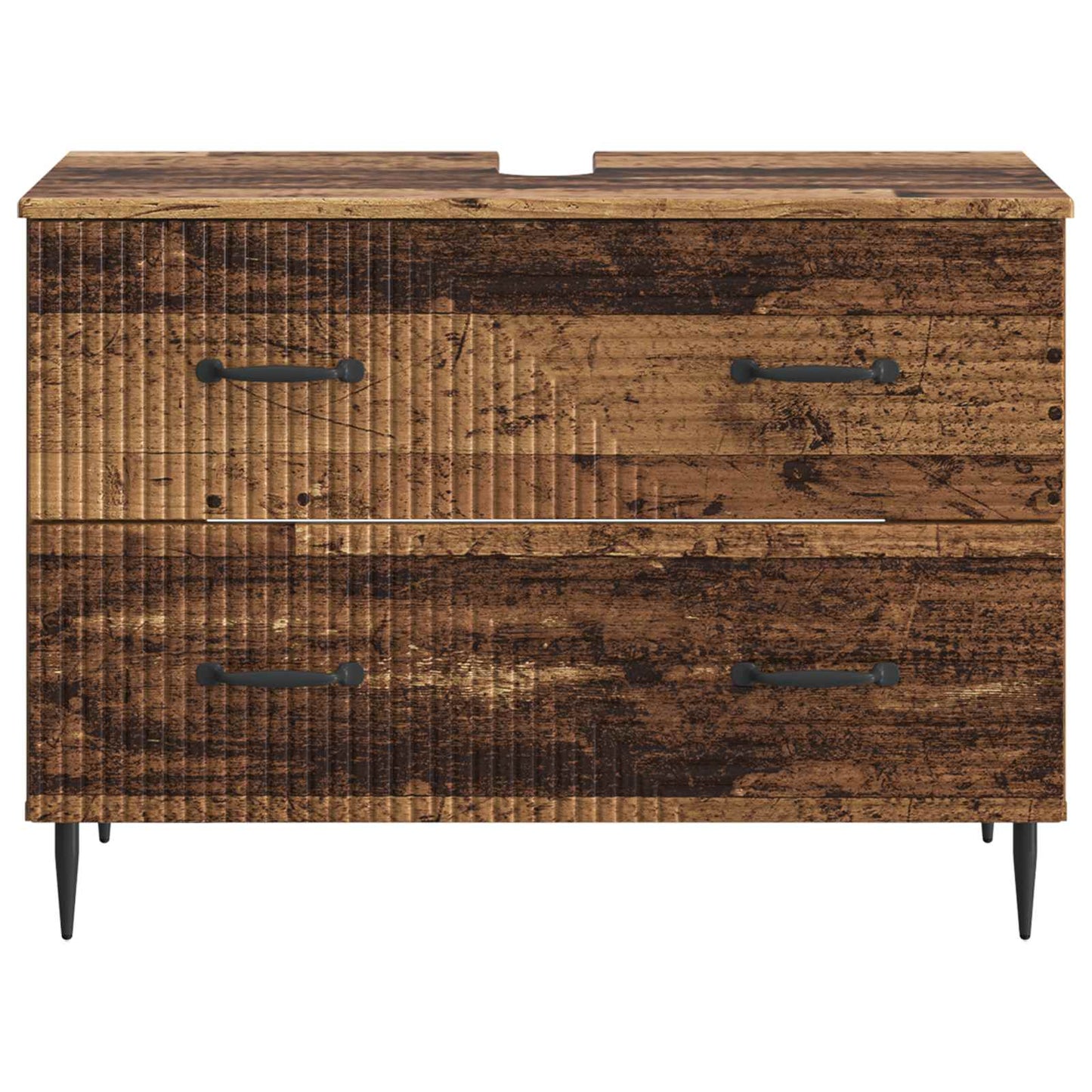 vidaXL Bathroom Sink Cabinet HAARLEM Old Wood 82 x 41x 58.5 cm