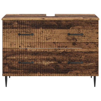 vidaXL Bathroom Sink Cabinet HAARLEM Old Wood 82 x 41x 58.5 cm