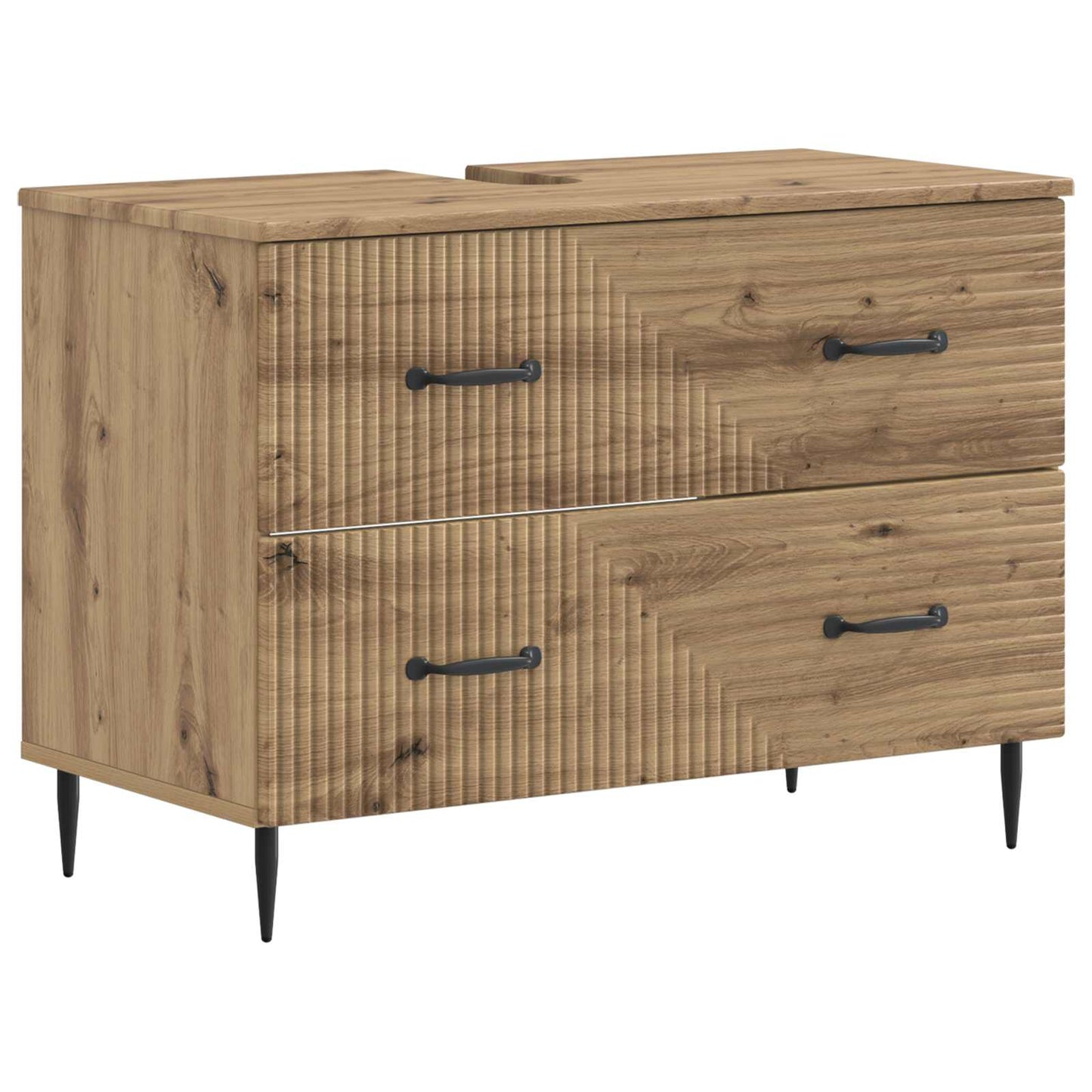 vidaXL Bathroom Sink Cabinet HAARLEM Artisan Oak 82 x 41x 58.5 cm