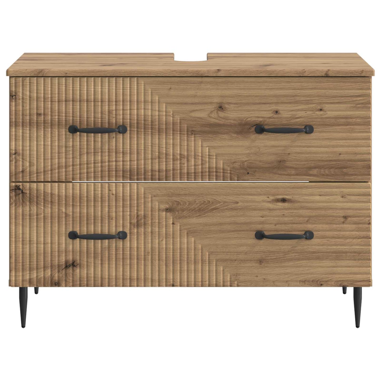 vidaXL Bathroom Sink Cabinet HAARLEM Artisan Oak 82 x 41x 58.5 cm