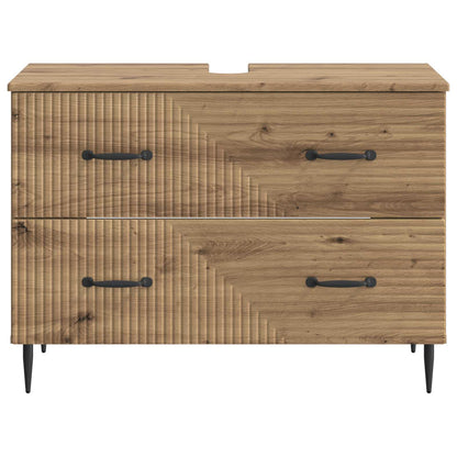 vidaXL Bathroom Sink Cabinet HAARLEM Artisan Oak 82 x 41x 58.5 cm
