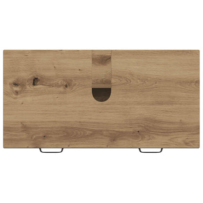 vidaXL Bathroom Sink Cabinet HAARLEM Artisan Oak 82 x 41x 58.5 cm