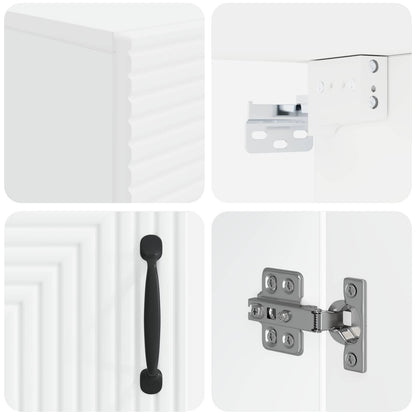 vidaXL Bathroom Wall Cabinet HAARLEM White 30 x 31 x 59 cm