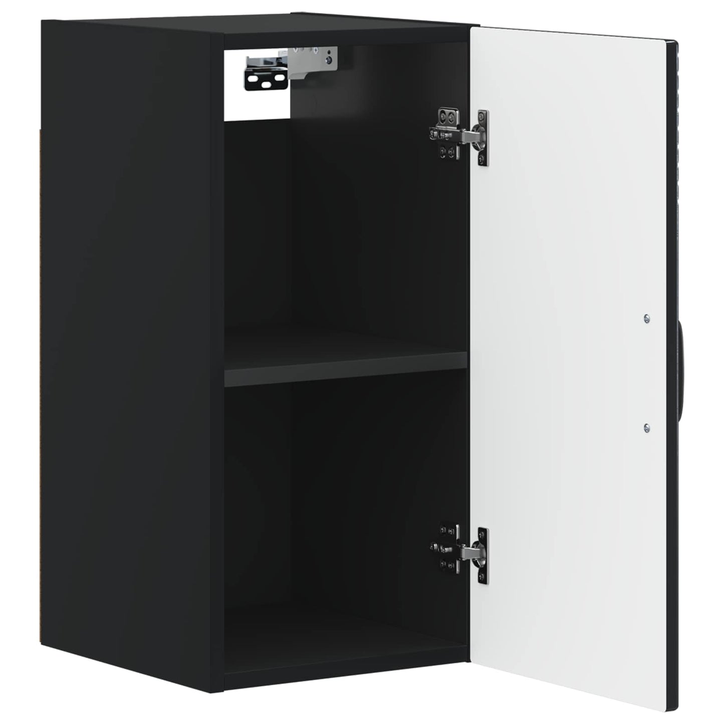 vidaXL Bathroom Wall Cabinet HAARLEM Black 30 x 31 x 59 cm
