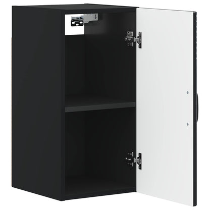 vidaXL Bathroom Wall Cabinet HAARLEM Black 30 x 31 x 59 cm