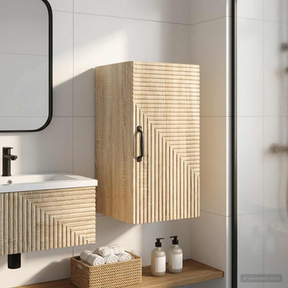 vidaXL Bathroom Wall Cabinet HAARLEM Sonoma Oak 30 x 31 x 59 cm