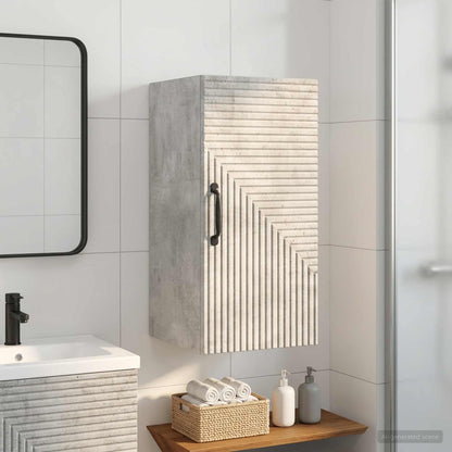 vidaXL Bathroom Wall Cabinet HAARLEM Concrete Grey 30 x 31 x 59 cm