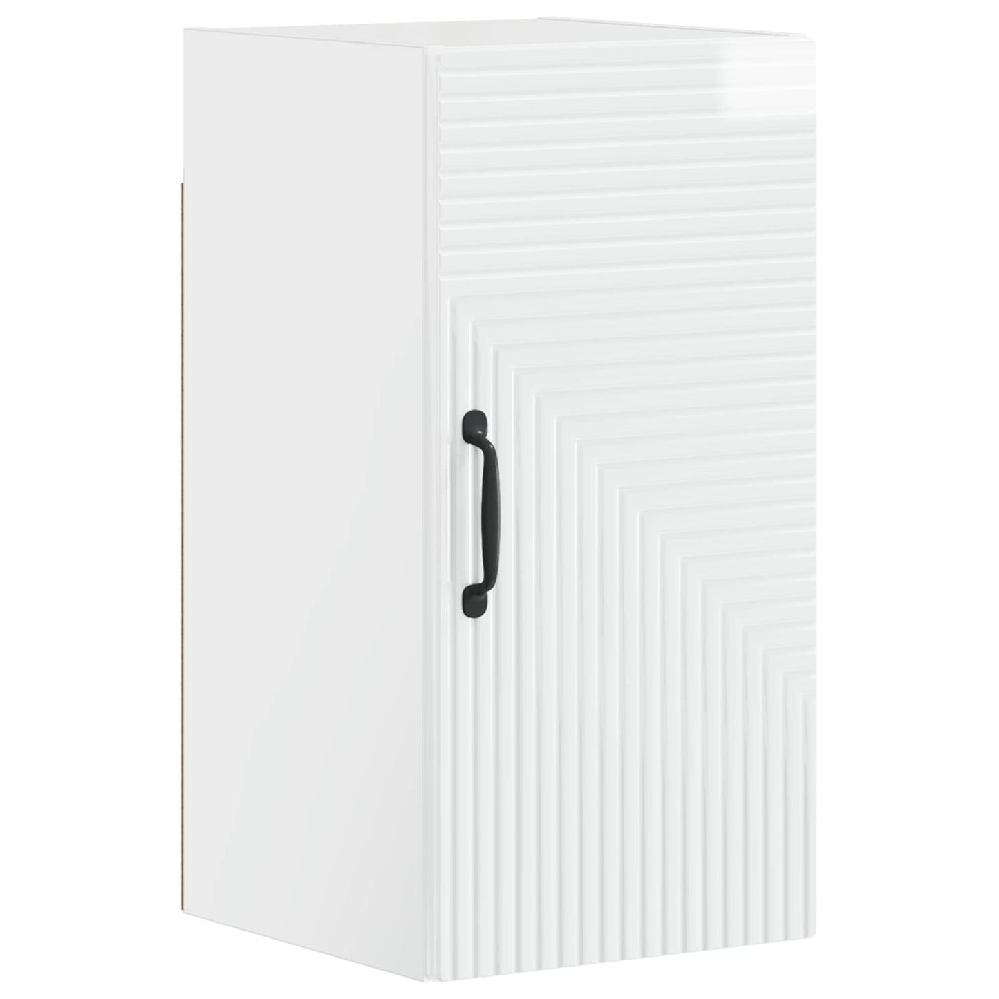 vidaXL Bathroom Wall Cabinet HAARLEM High Gloss White 30 x 31 x 59 cm