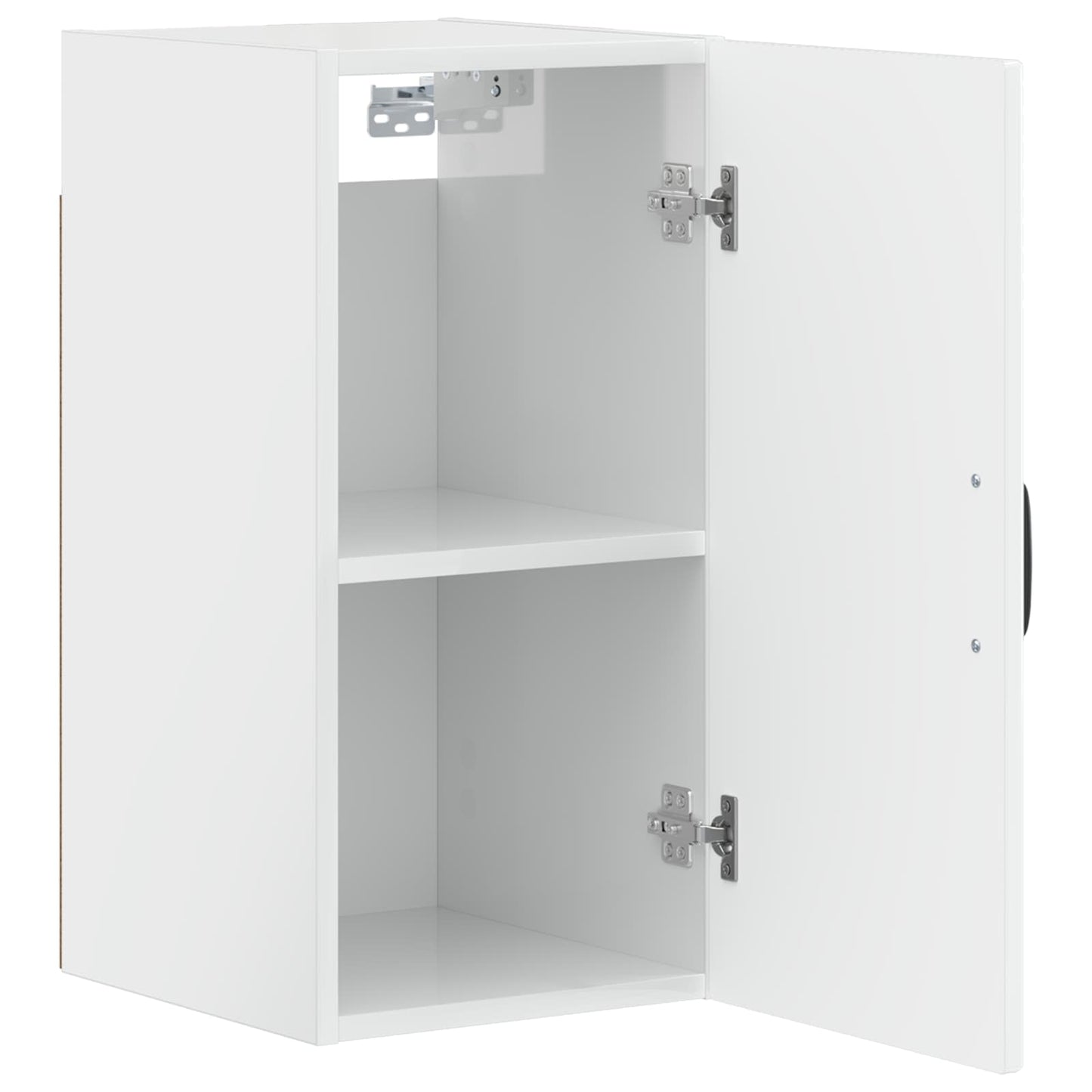 vidaXL Bathroom Wall Cabinet HAARLEM High Gloss White 30 x 31 x 59 cm