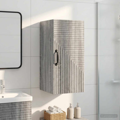 vidaXL Bathroom Wall Cabinet HAARLEM Grey Sonoma 30 x 31 x 59 cm