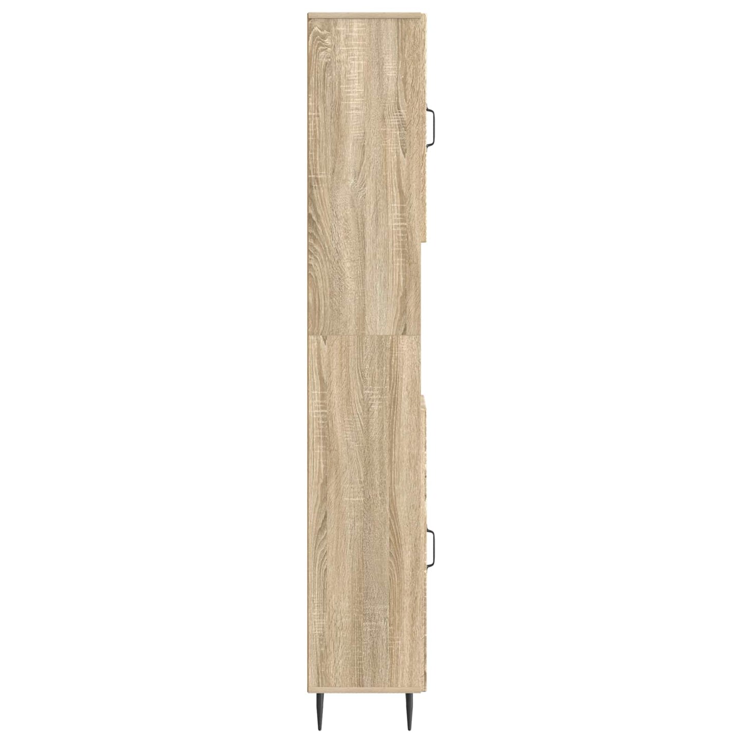 vidaXL Bathroom Cabinet with Open Shelf HAARLEM Sonoma Oak