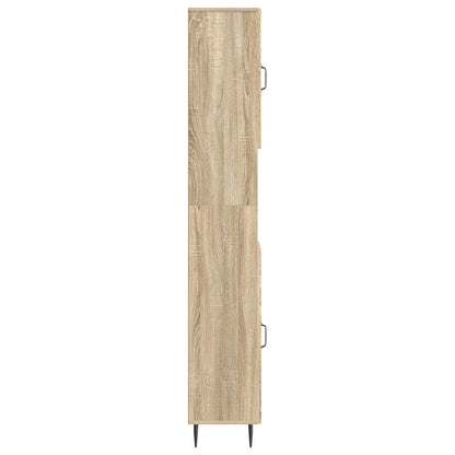 vidaXL Bathroom Cabinet with Open Shelf HAARLEM Sonoma Oak