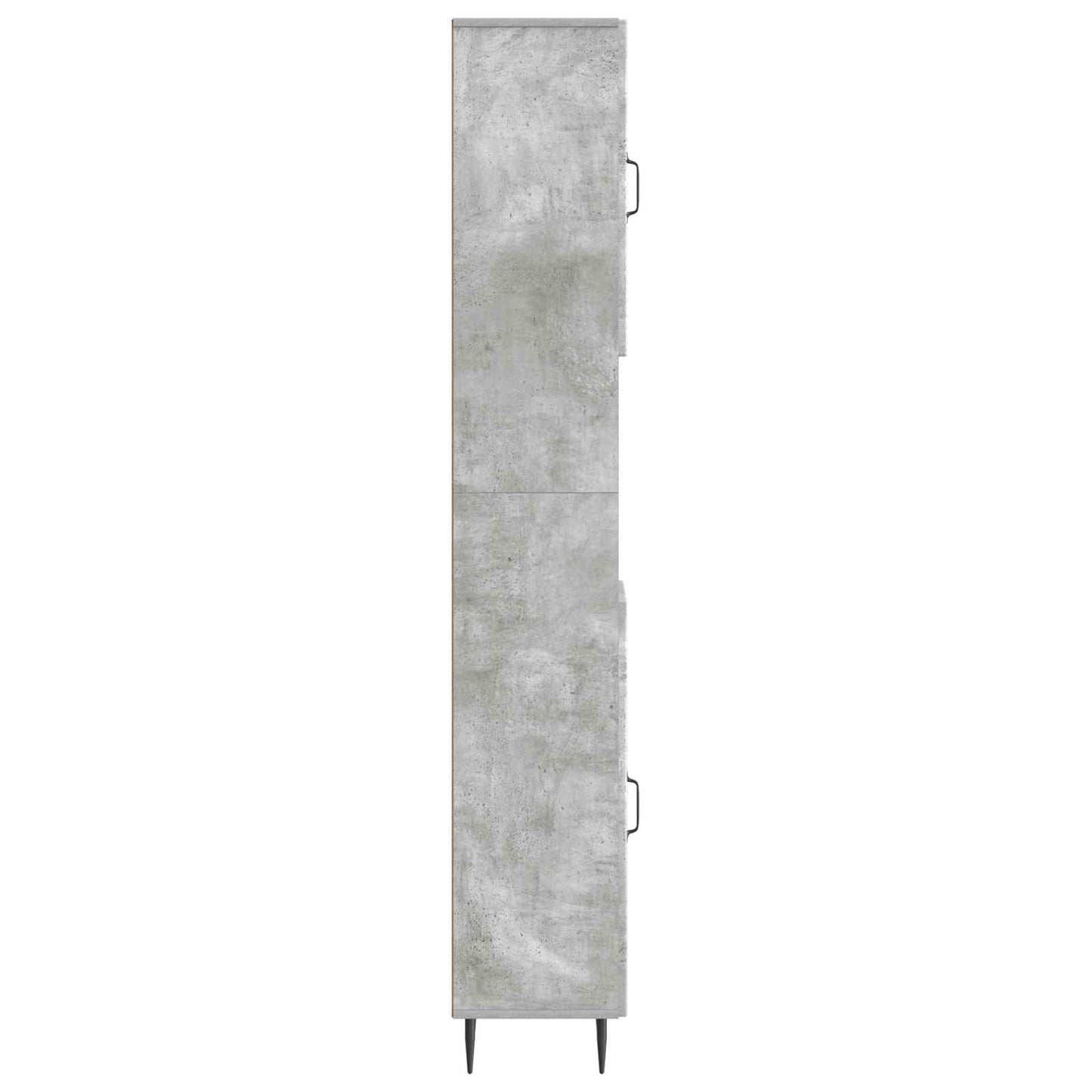 vidaXL Bathroom Cabinet with Open Shelf HAARLEM Concrete Grey