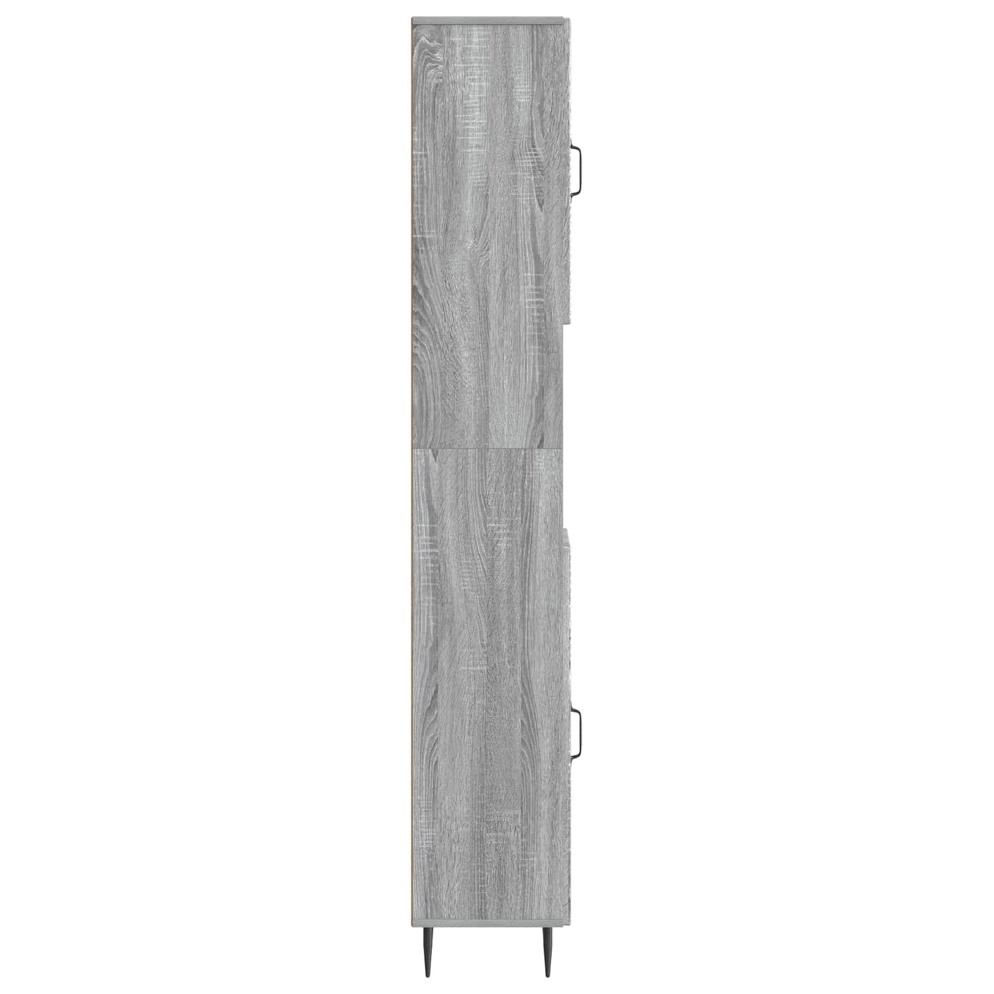 vidaXL Bathroom Cabinet with Open Shelf HAARLEM Grey Sonoma