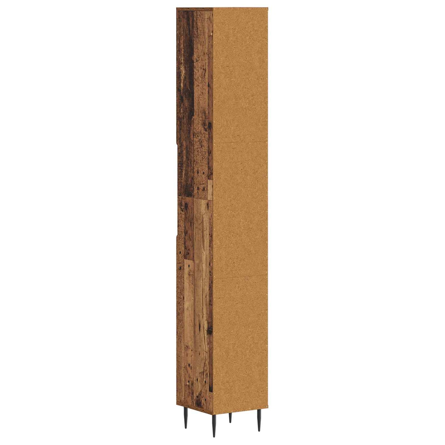 vidaXL Bathroom Cabinet with Open Shelf HAARLEM Old Wood