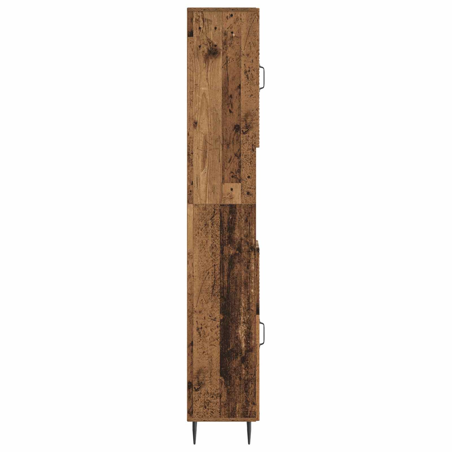 vidaXL Bathroom Cabinet with Open Shelf HAARLEM Old Wood