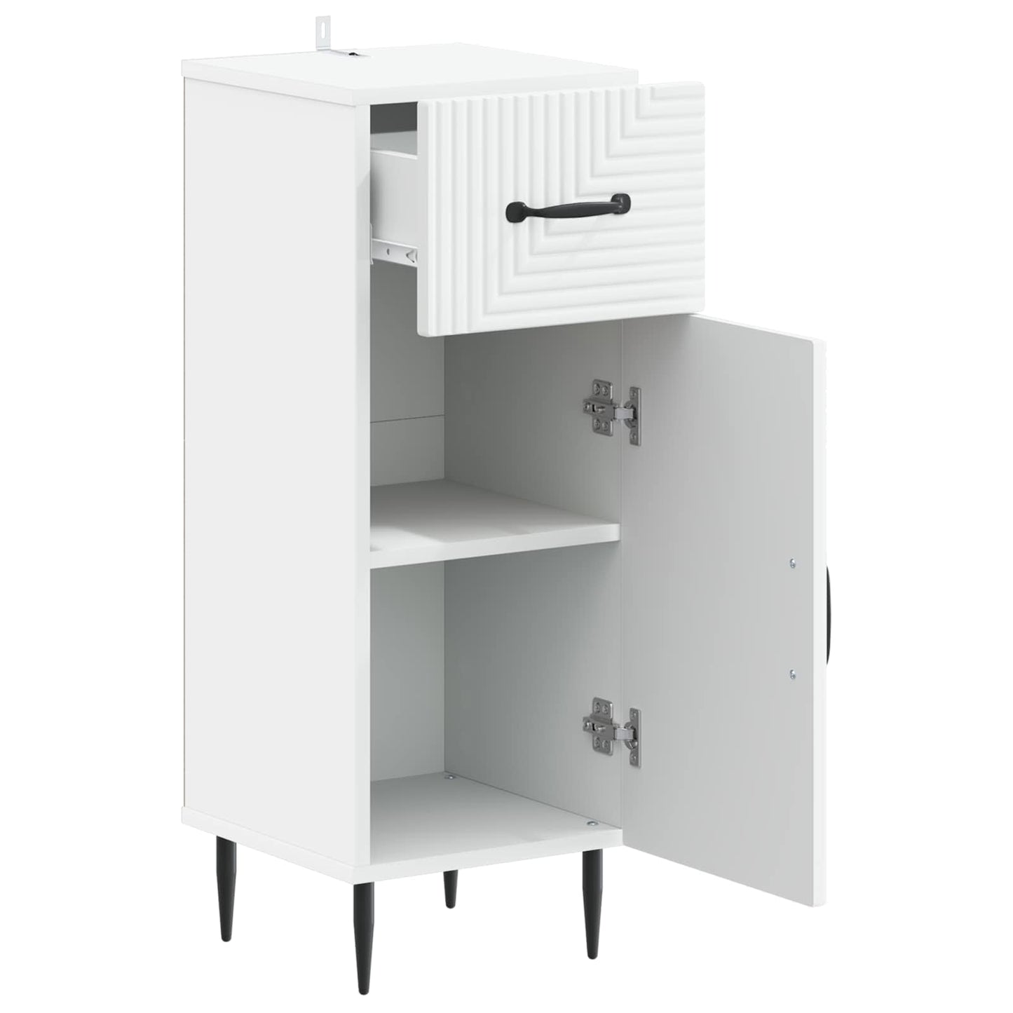 vidaXL Bathroom Storage Cainet HAARLEM White 30 x 31 x 80 cm