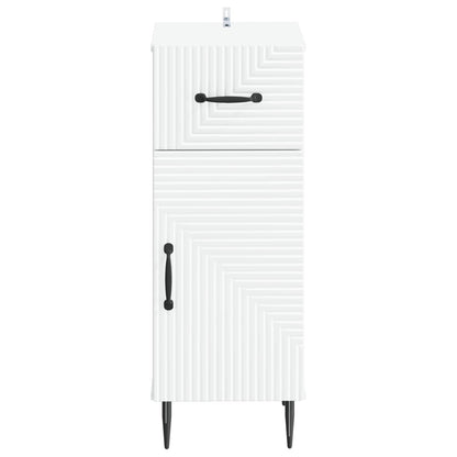 vidaXL Bathroom Storage Cainet HAARLEM White 30 x 31 x 80 cm