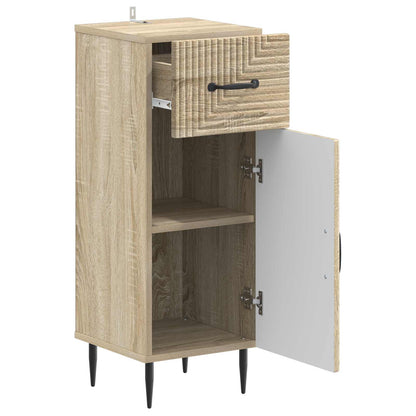 vidaXL Bathroom Storage Cainet HAARLEM Sonoma Oak 30 x 31 x 80 cm