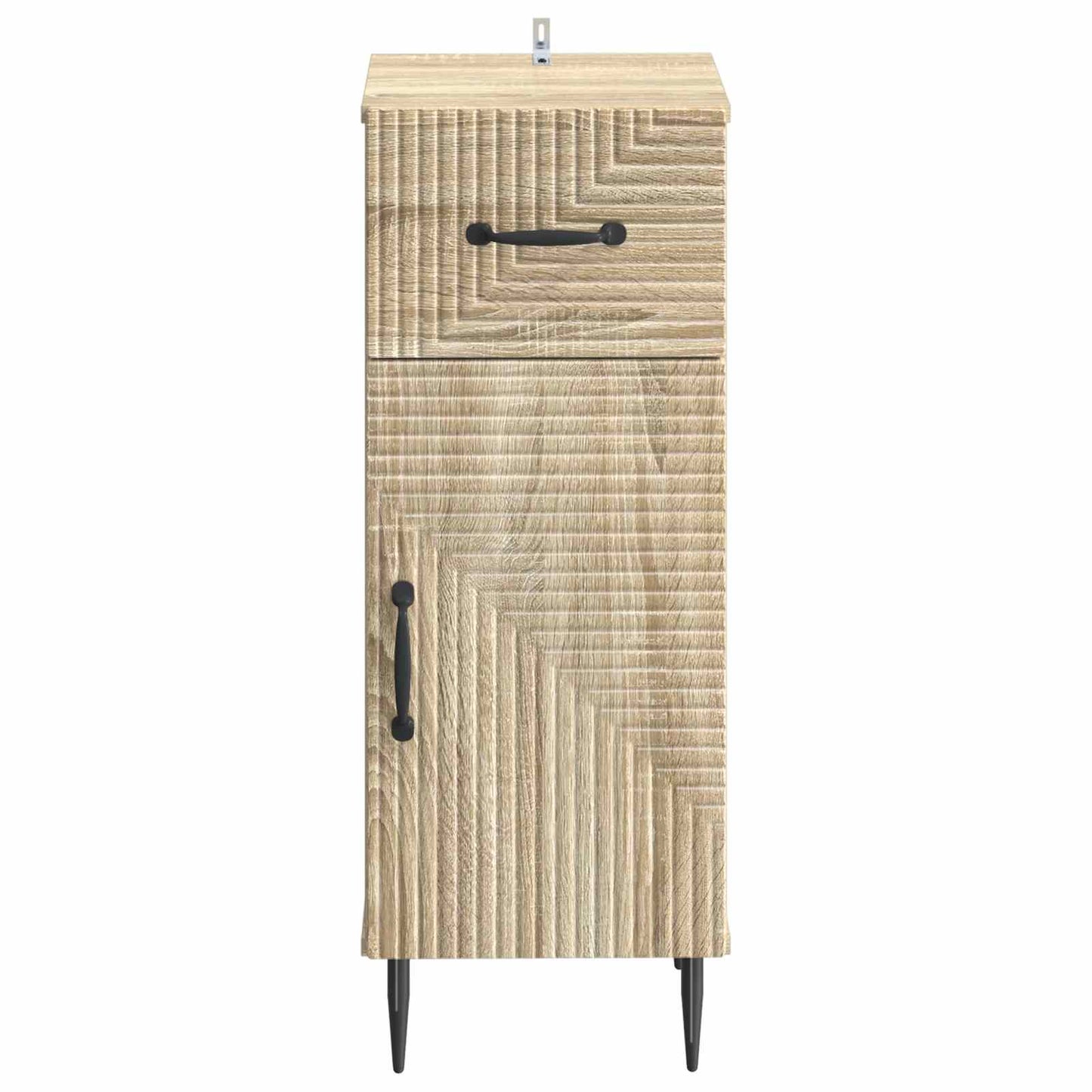 vidaXL Bathroom Storage Cainet HAARLEM Sonoma Oak 30 x 31 x 80 cm