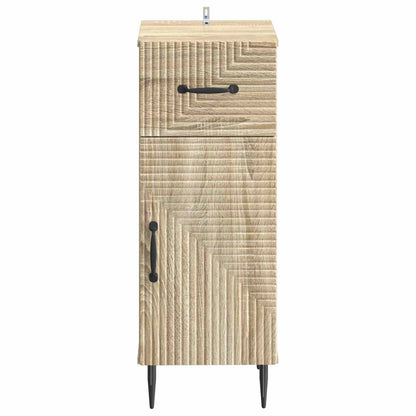 vidaXL Bathroom Storage Cainet HAARLEM Sonoma Oak 30 x 31 x 80 cm