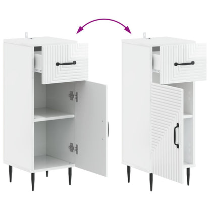 vidaXL Bathroom Storage Cainet HAARLEM High Gloss White
