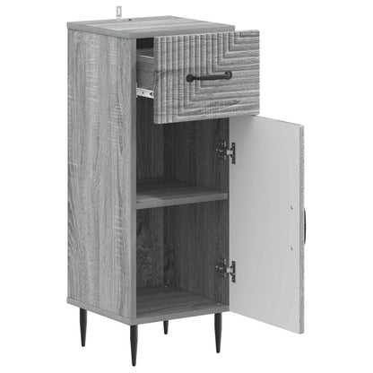 vidaXL Bathroom Storage Cainet HAARLEM Grey Sonoma 30 x 31 x 80 cm