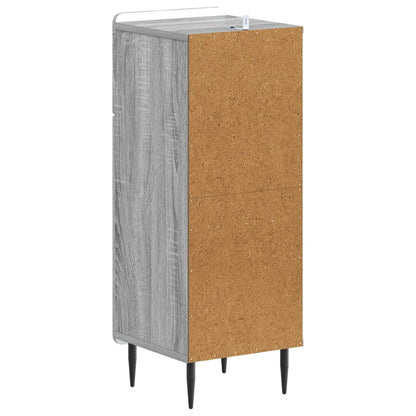 vidaXL Bathroom Storage Cainet HAARLEM Grey Sonoma 30 x 31 x 80 cm