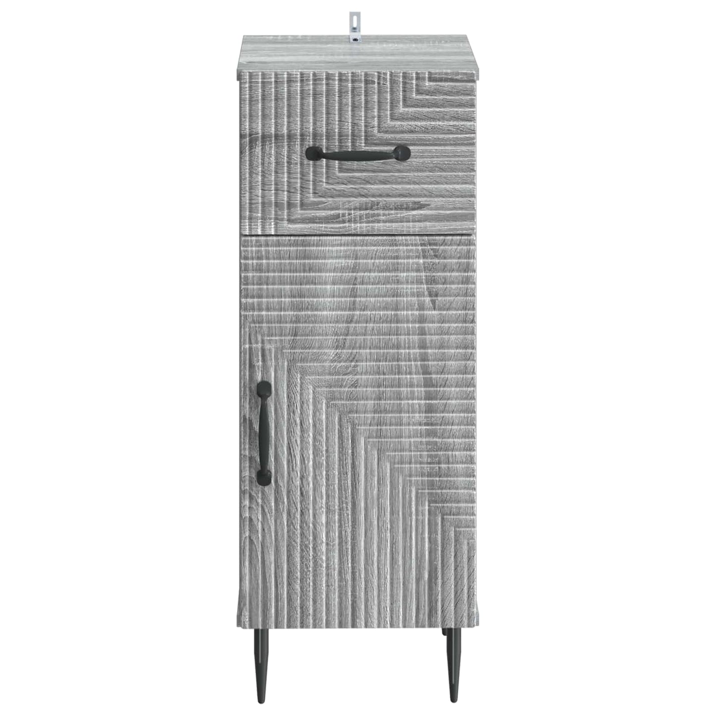 vidaXL Bathroom Storage Cainet HAARLEM Grey Sonoma 30 x 31 x 80 cm