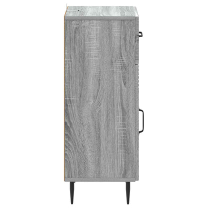 vidaXL Bathroom Storage Cainet HAARLEM Grey Sonoma 30 x 31 x 80 cm