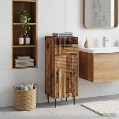 vidaXL Bathroom Storage Cainet HAARLEM Old Wood 30 x 31 x 80 cm
