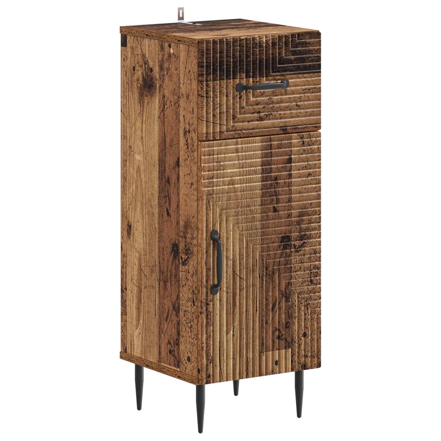 vidaXL Bathroom Storage Cainet HAARLEM Old Wood 30 x 31 x 80 cm