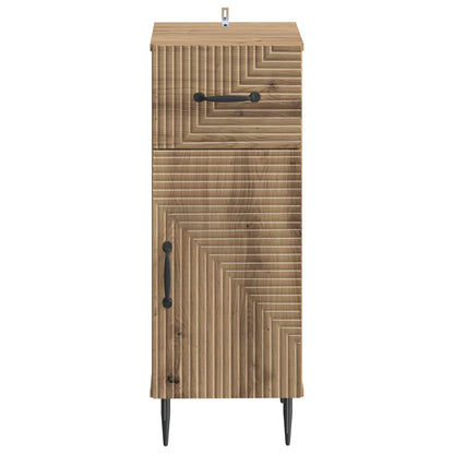 vidaXL Bathroom Storage Cainet HAARLEM Artisan Oak 30 x 31 x 80 cm