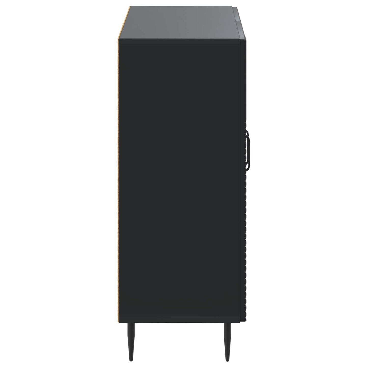 vidaXL Bathroom Storage Cainet HAARLEM Black 59.5 x 31 x 80 cm