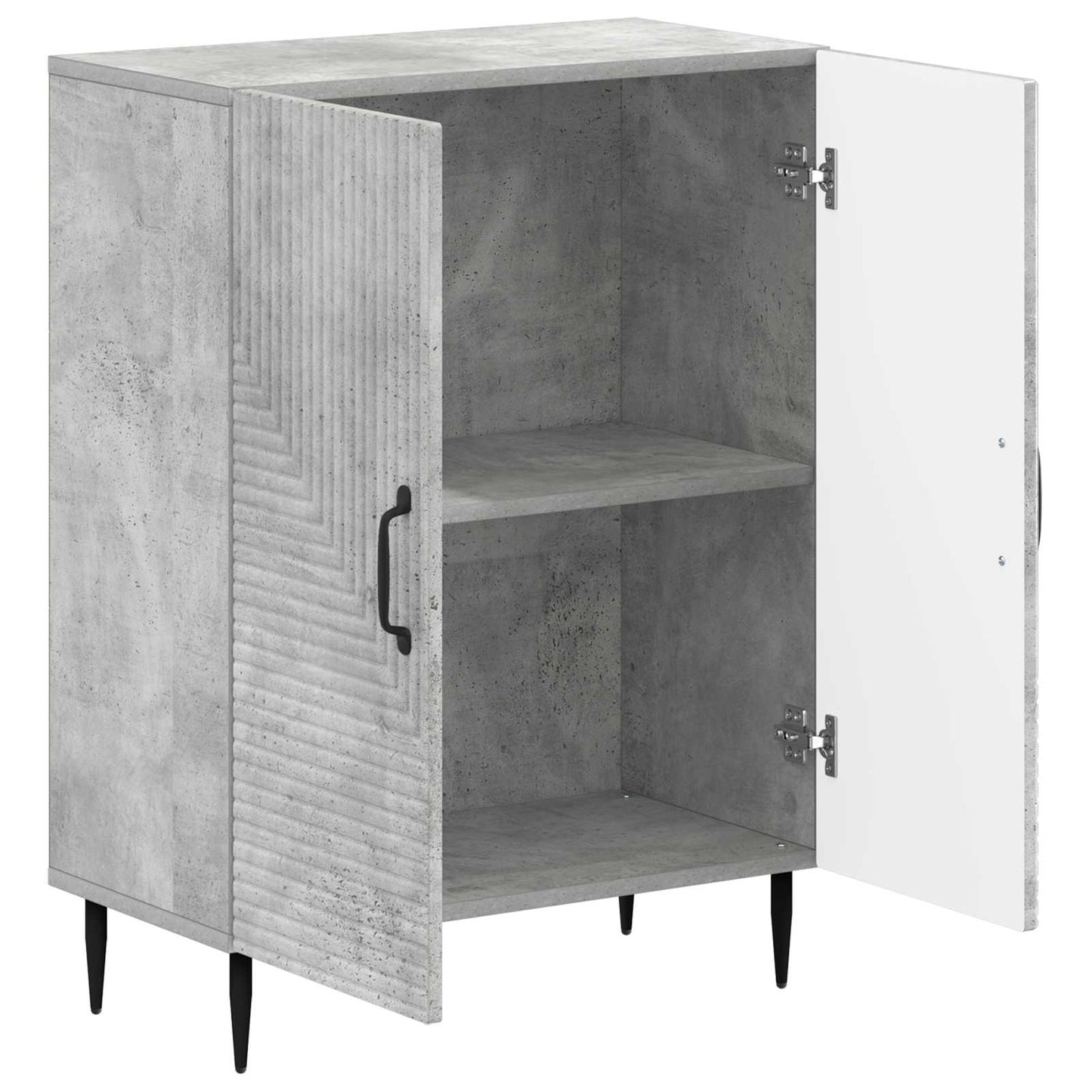 vidaXL Bathroom Storage Cainet HAARLEM Concrete Grey 59.5 x 31 x 80 cm