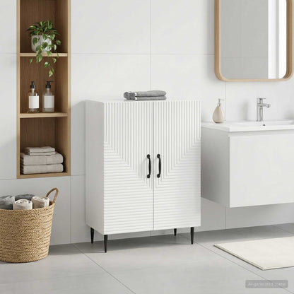 vidaXL Bathroom Storage Cainet HAARLEM High Gloss White