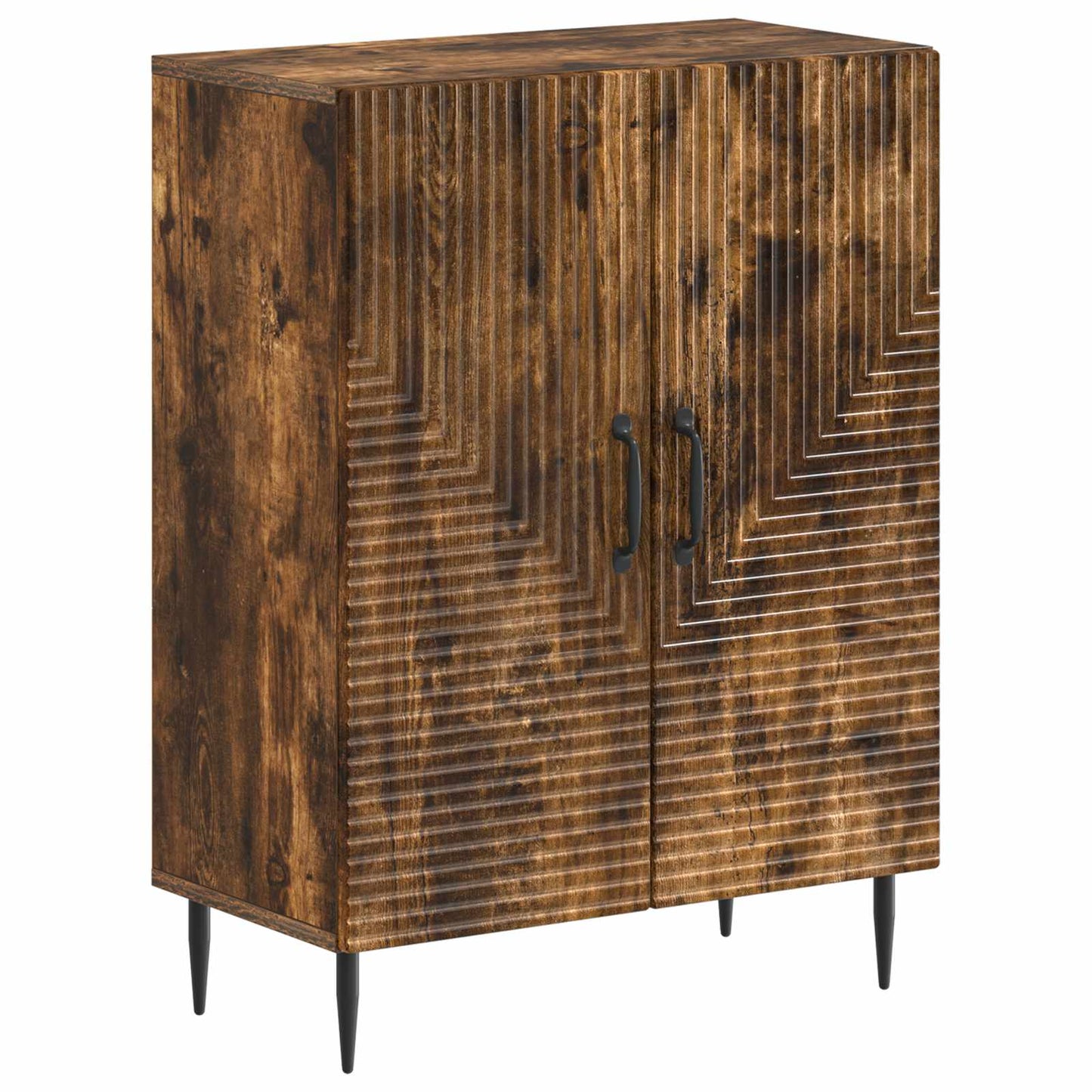 vidaXL Bathroom Storage Cainet HAARLEM Smoked Oak 59.5 x 31 x 80 cm