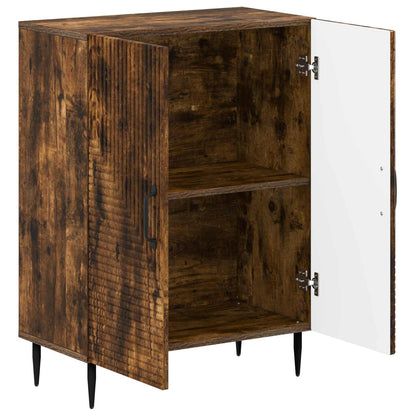 vidaXL Bathroom Storage Cainet HAARLEM Smoked Oak 59.5 x 31 x 80 cm