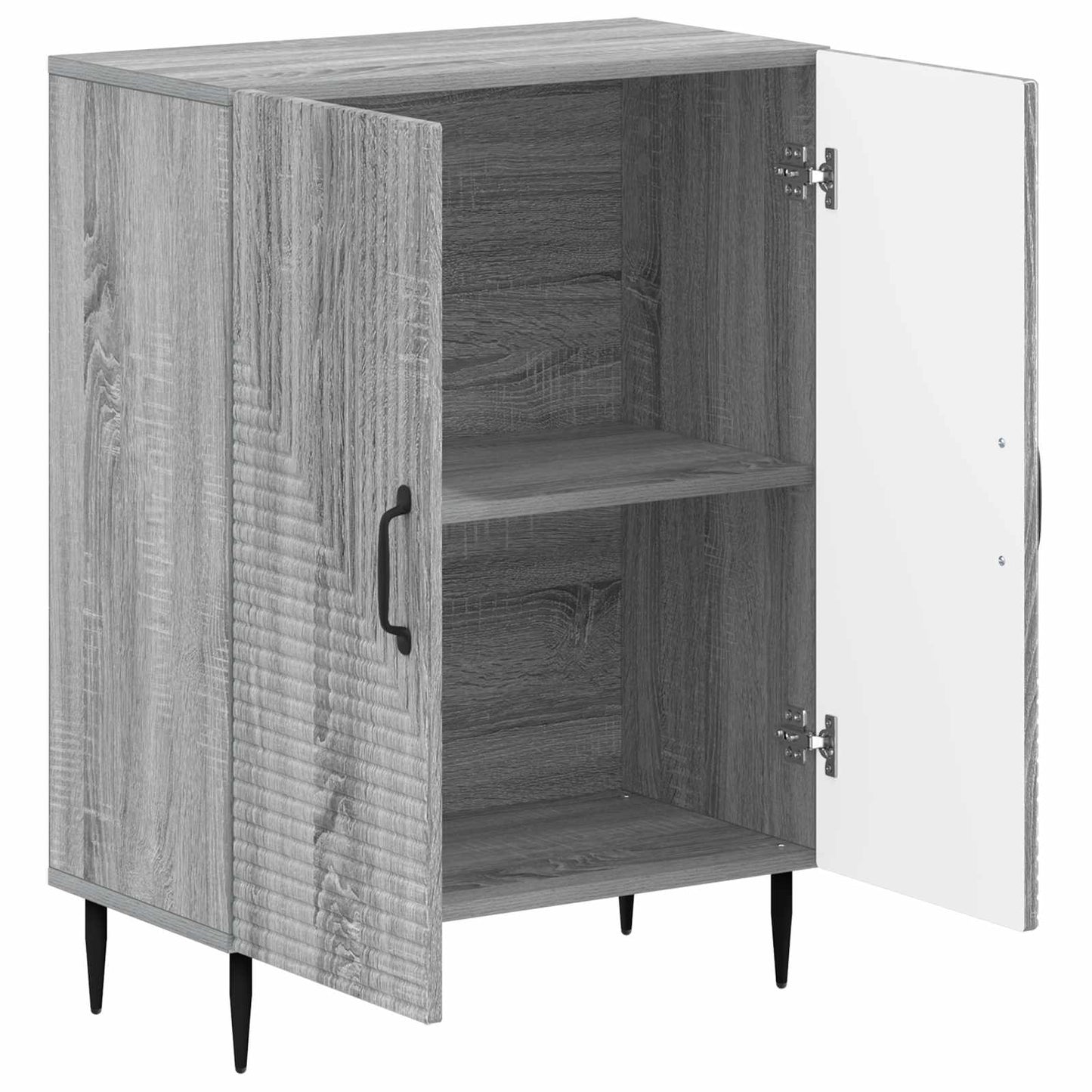 vidaXL Bathroom Storage Cainet HAARLEM Grey Sonoma 59.5 x 31 x 80 cm