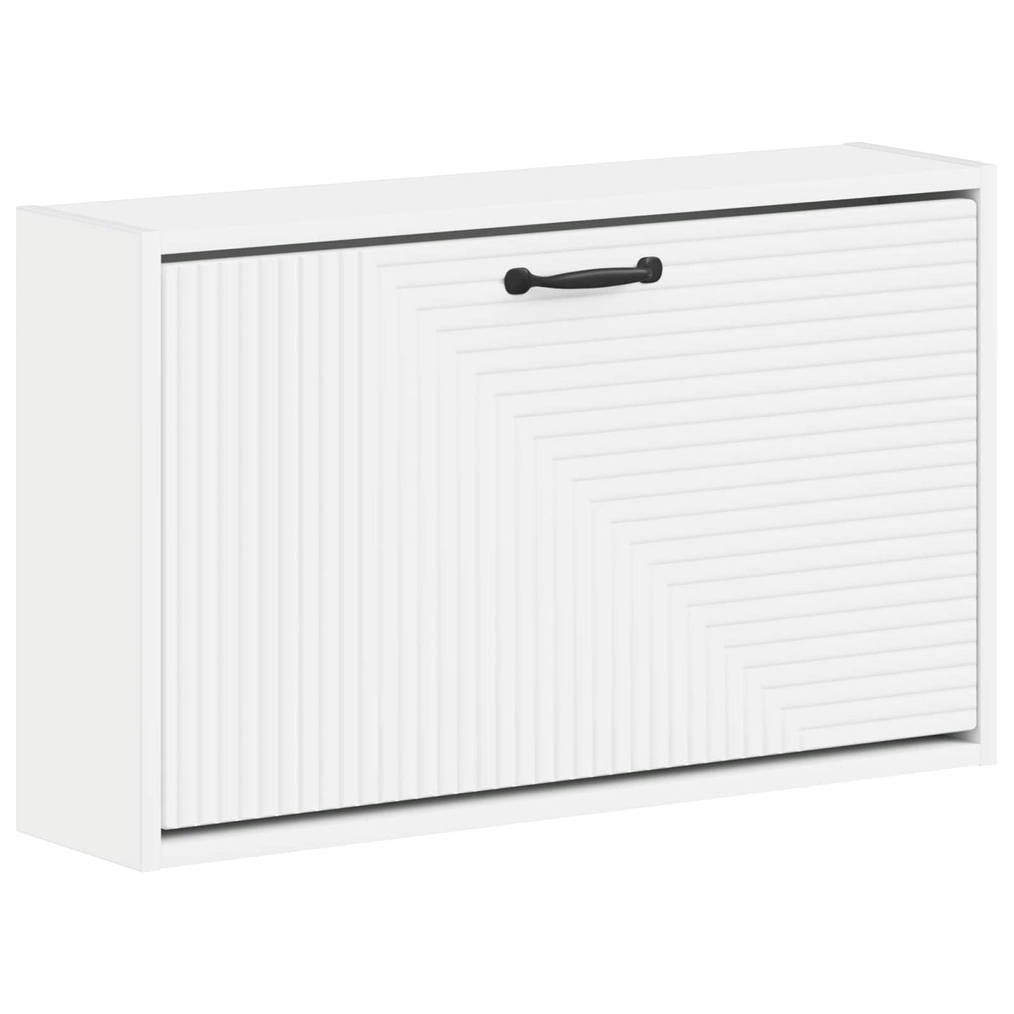 vidaXL Wall-Mounted Shoe Cabinet HAARLEM 71 x 17 x 43 cm White